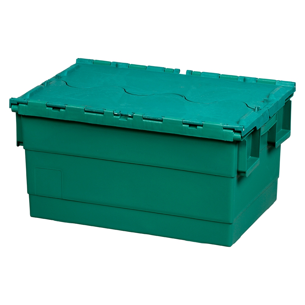 Caixa Container Industrial Organizador Multiuso com Tampa e Trava 47L ...