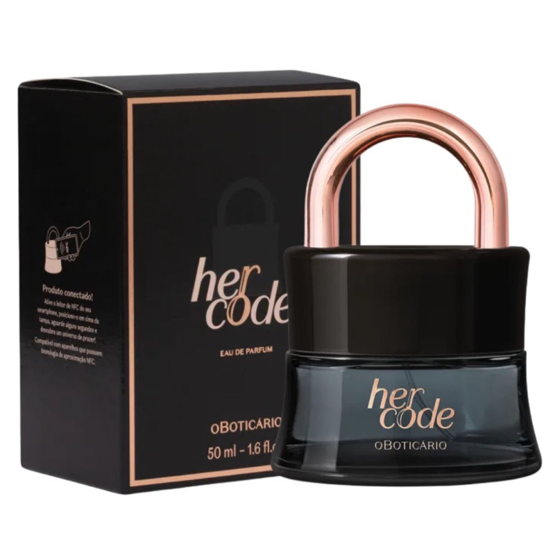 Linha Her Code Eau De Parfum 50ml ORIGINAL LACRADO | Shopee Brasil