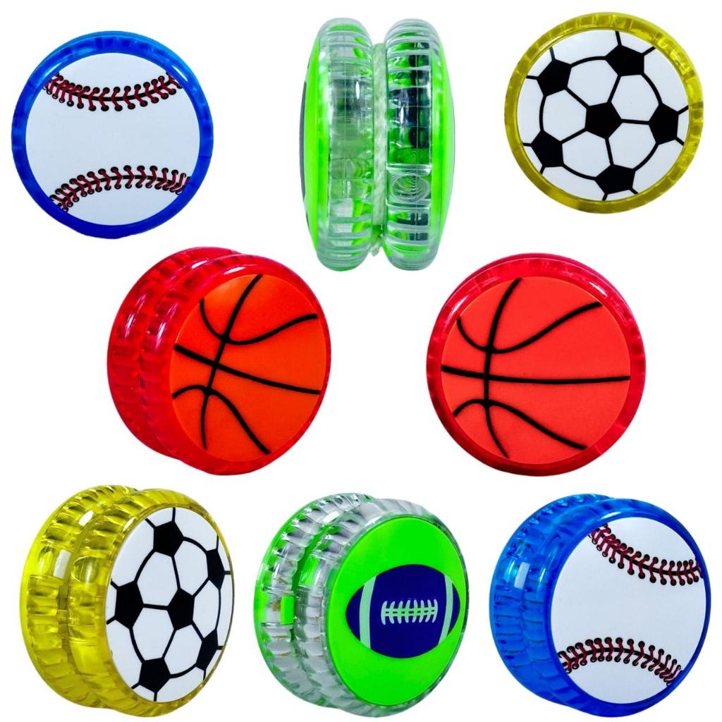 Kit 6 Io-io (ioio,yo-yo) Infantil Com Led Com 6 Yoyos | Shopee Brasil