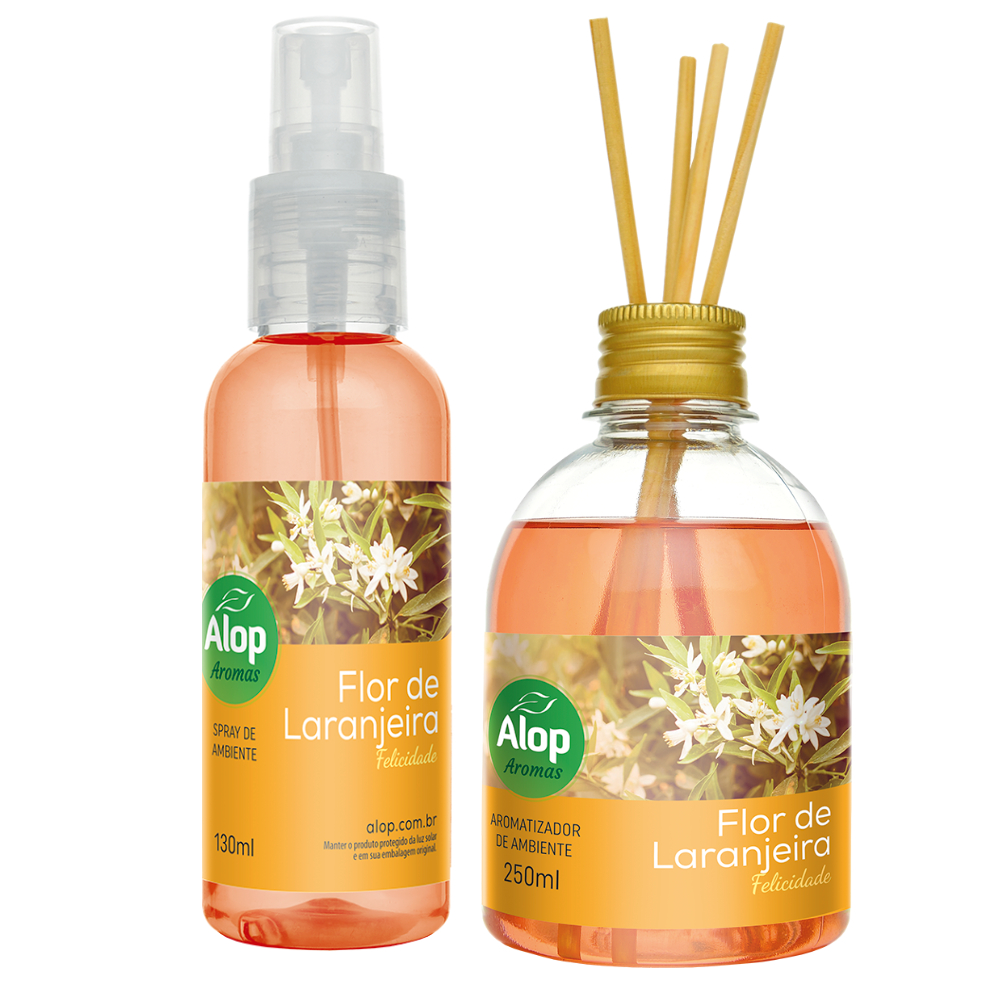 Kit Cheirinho para casa - Aromatizador 250ml + HOME SPRAY 130ml FLOR DE ...