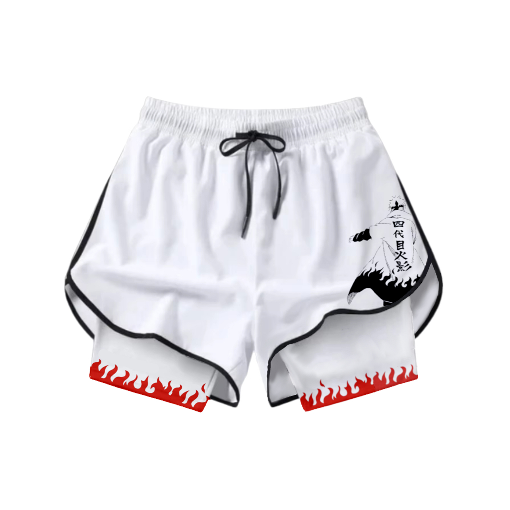 Short Masculino Academia Treino Naruto Hokage nrt2