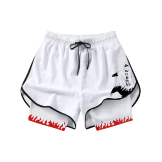 Short Masculino Academia Treino Naruto Hokage nrt2