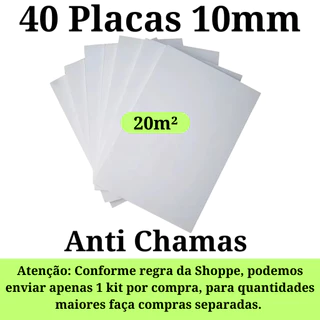 Kit Placas de Isopor Para Forro Teto F1 1000x500x10mm (1cm ) Antichamas Isolamento Termico Acustico