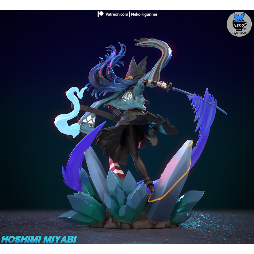 Hoshimi miyabi zenless zone zero action figure | Shopee Brasil