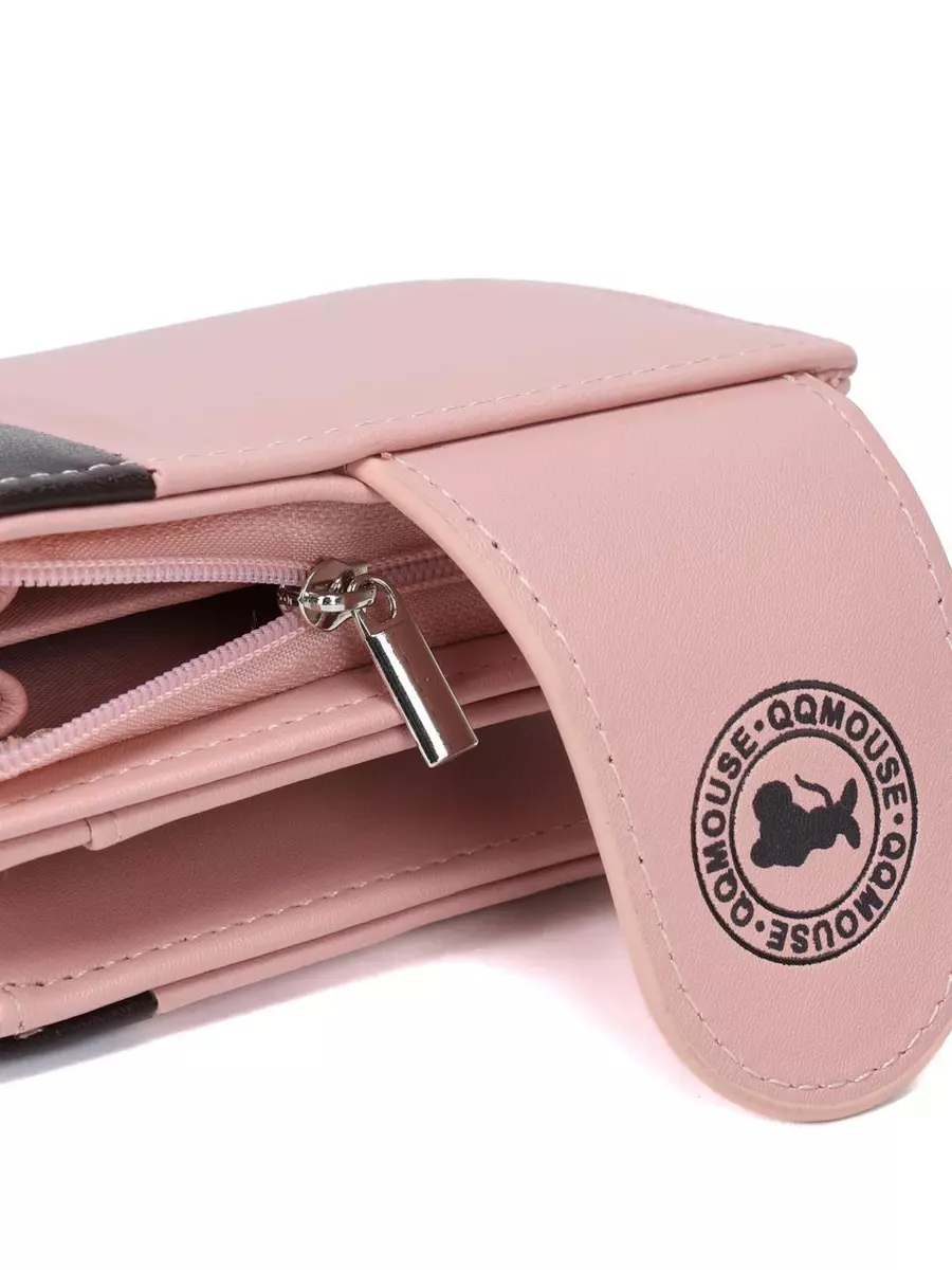 Bolsa de Mão Carteira Feminina com Zíper Porta Moedas e Porta Cartões D6001 VT - imagem do produto recomendado