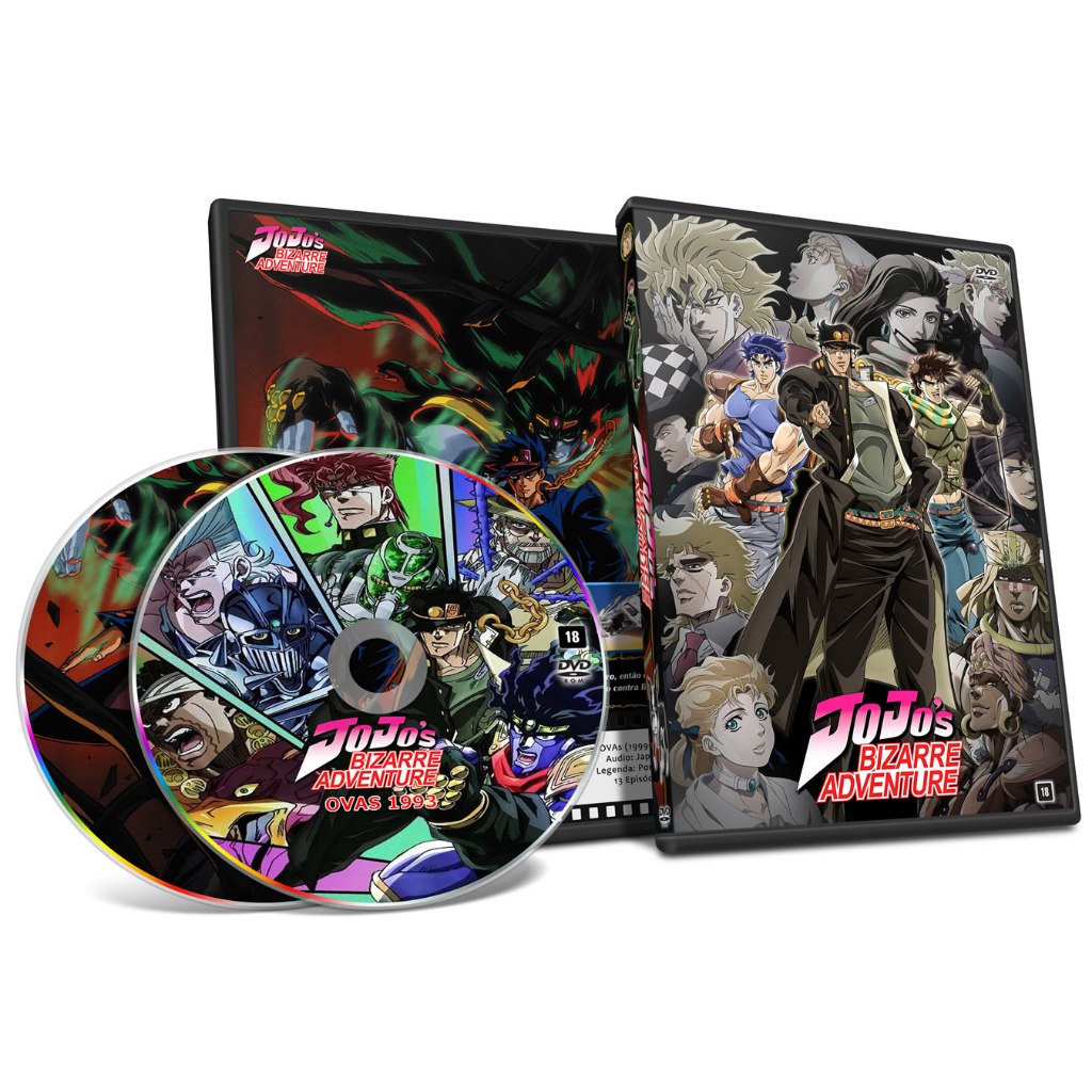 Dvd Jojo's Bizarre Adventure Legendado Ovas 1993 2000 | Shopee Brasil