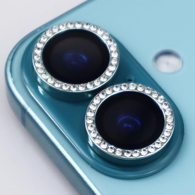 Kit Com 2 Lentes Strass Camera Compativel Para Iphone 16\16 Plus ...