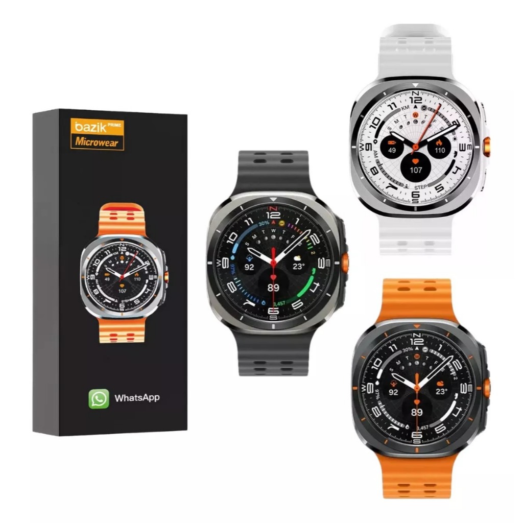 Smartwatch MA27 Ultra 47mm Tela AMOLED GPS WhatsApp Chat GPT Feminino e ...