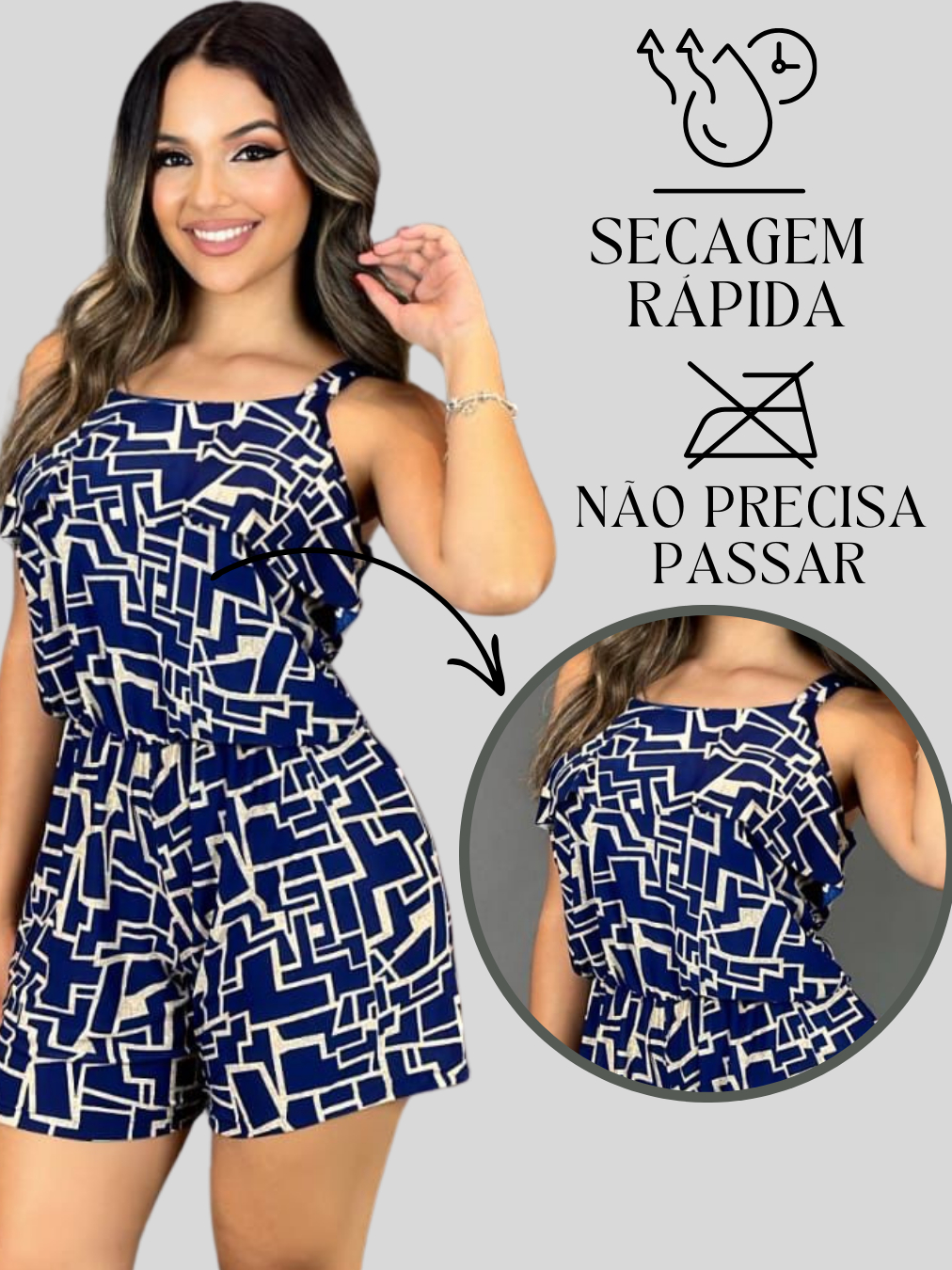 Macacão Feminino Macaquinho Soltinho de Malha Fria Macaquito | Shopee ...