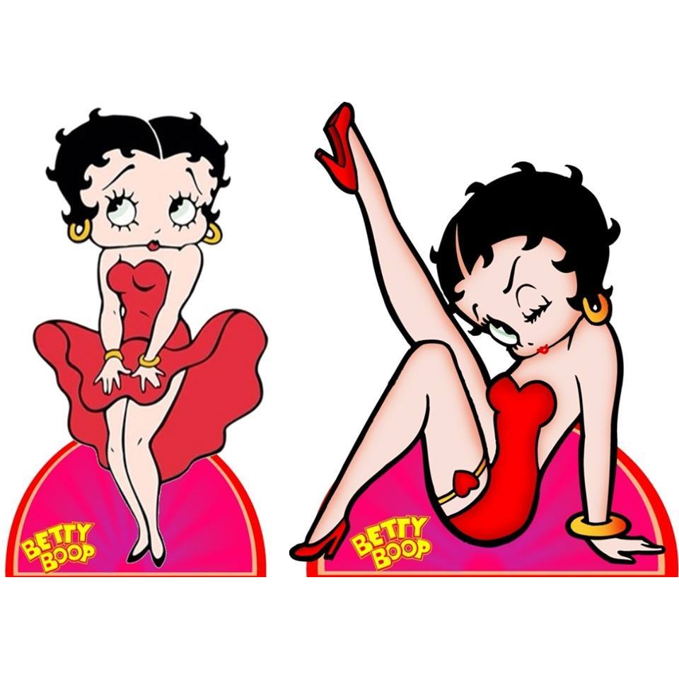 betty boop kit decoração de festa infantil 4 display de mesa 20cm
