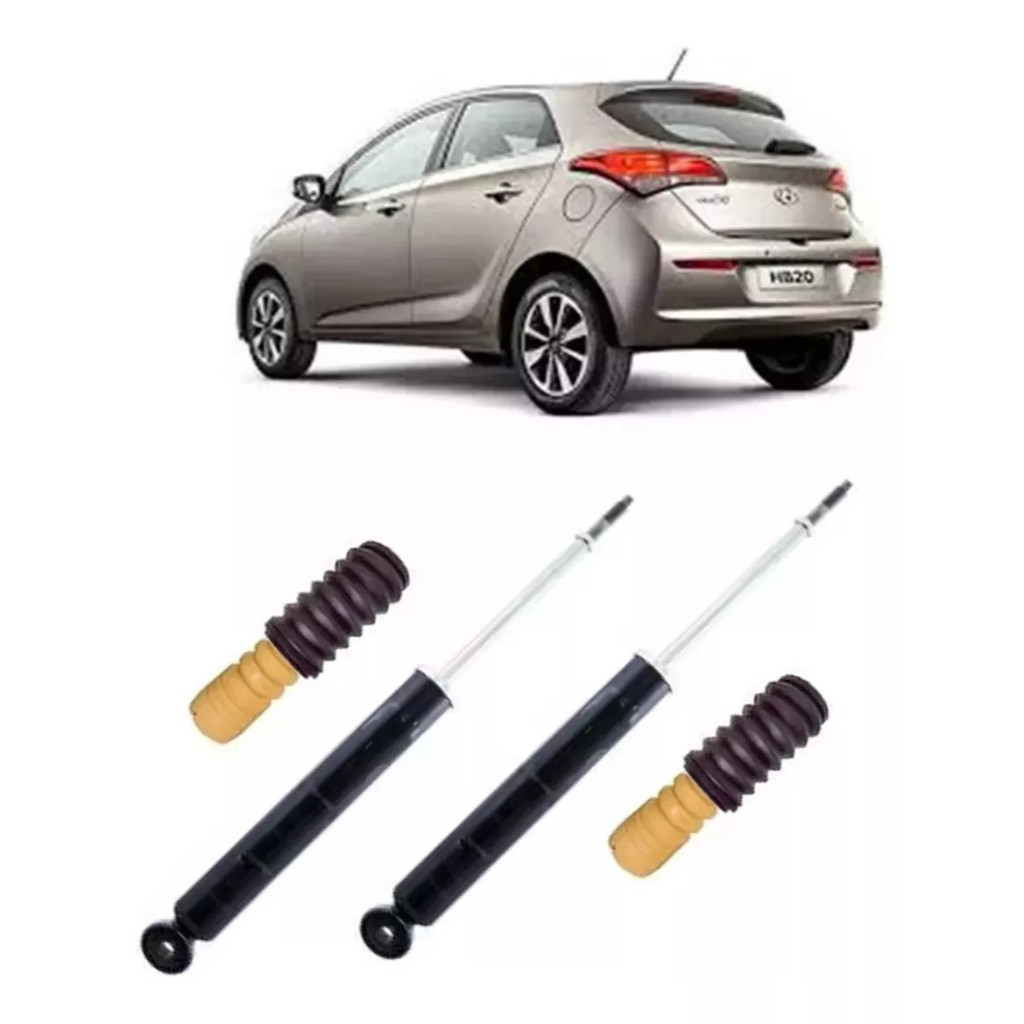 Par Amortecedor Traseiro + Kit Hb20 2013 A 20 | Shopee Brasil