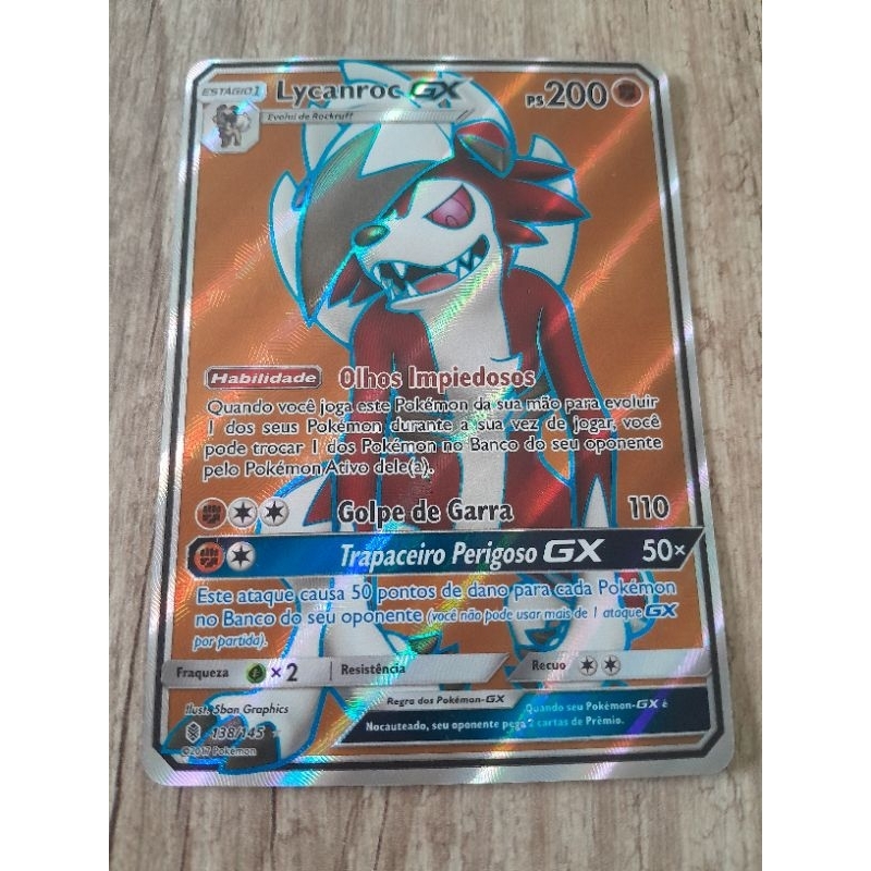 carta-pokemon-ultra-rara-lycanroc-gx-original-sp-shopee-brasil