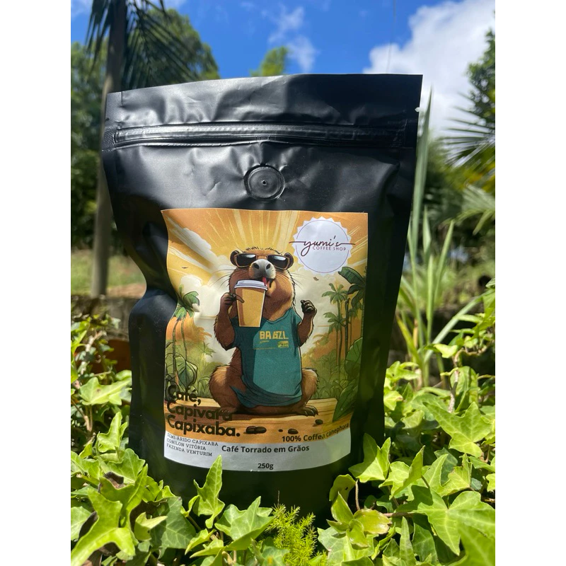 Café Especial Conilon Vitória Semi árido capixaba 85pts GRAOS 250G