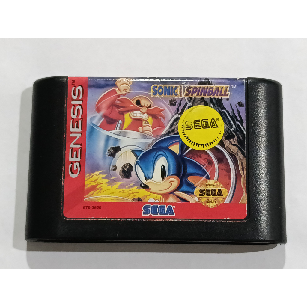 Sonic Spinball p/ Mega Drive Cartucho ORIGINAL | Shopee Brasil