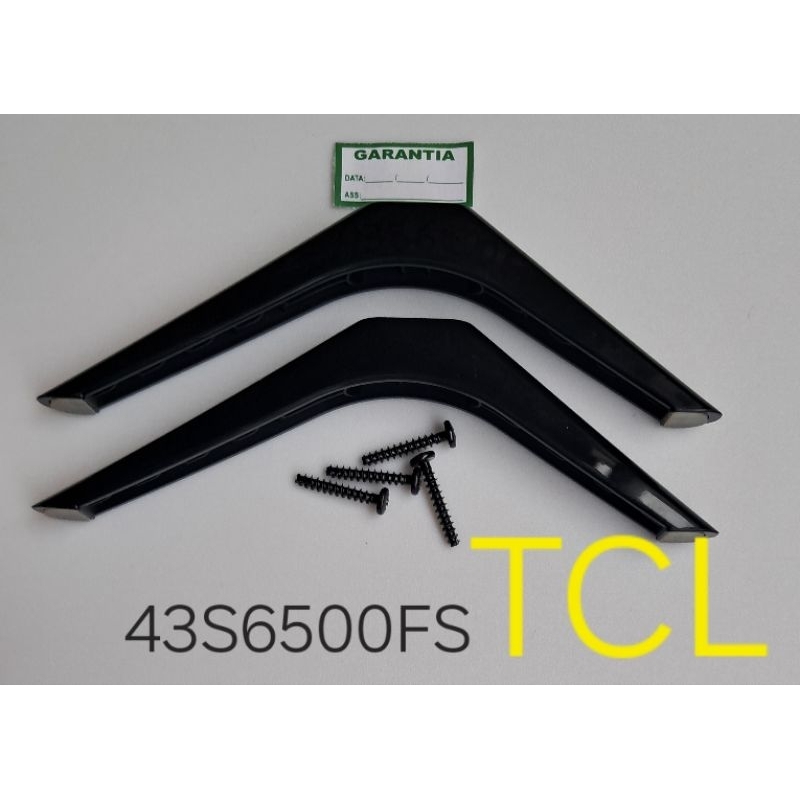 BASE TV TCL 43S6500FS ORIGINAL COM PARAFUSOS FOTO DESCRIÇÃO | Shopee Brasil