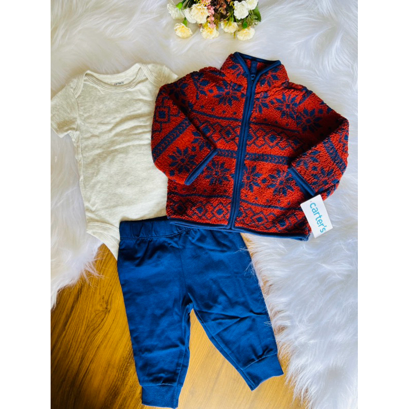 Conjunto Carter’s 3 peças. Tamanho 6 meses. em Oferta na Shopee