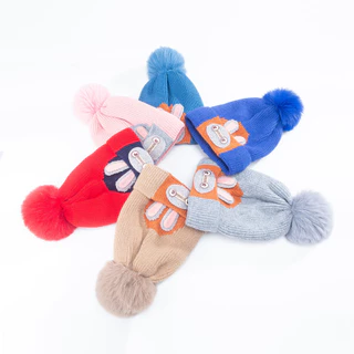 Gorro Touca Infantil Moda Criança Menino Menina Tricotado Quente Fashion MZ0166CH em Oferta na Shopee