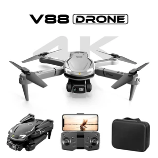 Novo Drone V88 8K Profissional HD Aéreo Câmera Dupla Evitar Obstáculos Quadcopter em Oferta na Shopee