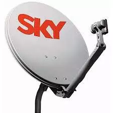 2 antenas ku 60cm+2 lnb duplos+1 cabo rg6 100m+10 conectores rg6