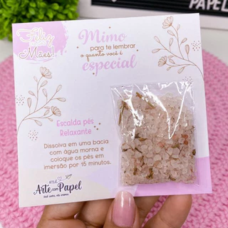 Escalda Pés | Mimo Cliente | Lembrancinha Dia das Mães | Escalda Pés Dia das Mães | Dia da Mulher em Oferta na Shopee