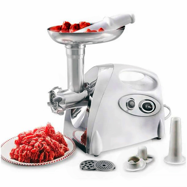 Moedor de Carne Elétrico Aço Inoxidável Carne Linguiça Cozin
