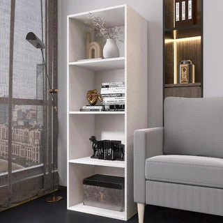 Estante Livreiro Estilo Industrial MDP Escritorio Prateleira guarda Livros Sala Cozinha Decoração Armário Ambientes