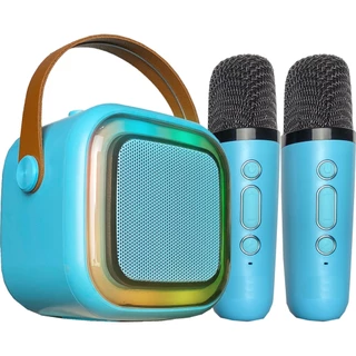 Caixinha de Som Bluetooth Com Microfone Sem Fio Mini Karaokê Portatil Potente Infantil Adulto