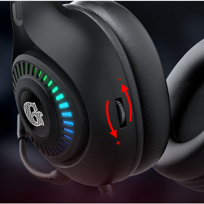 Imagem do produto Headset Fone de ouvido Tech Gamer Pro com Led Profissional SQ-GM19 7