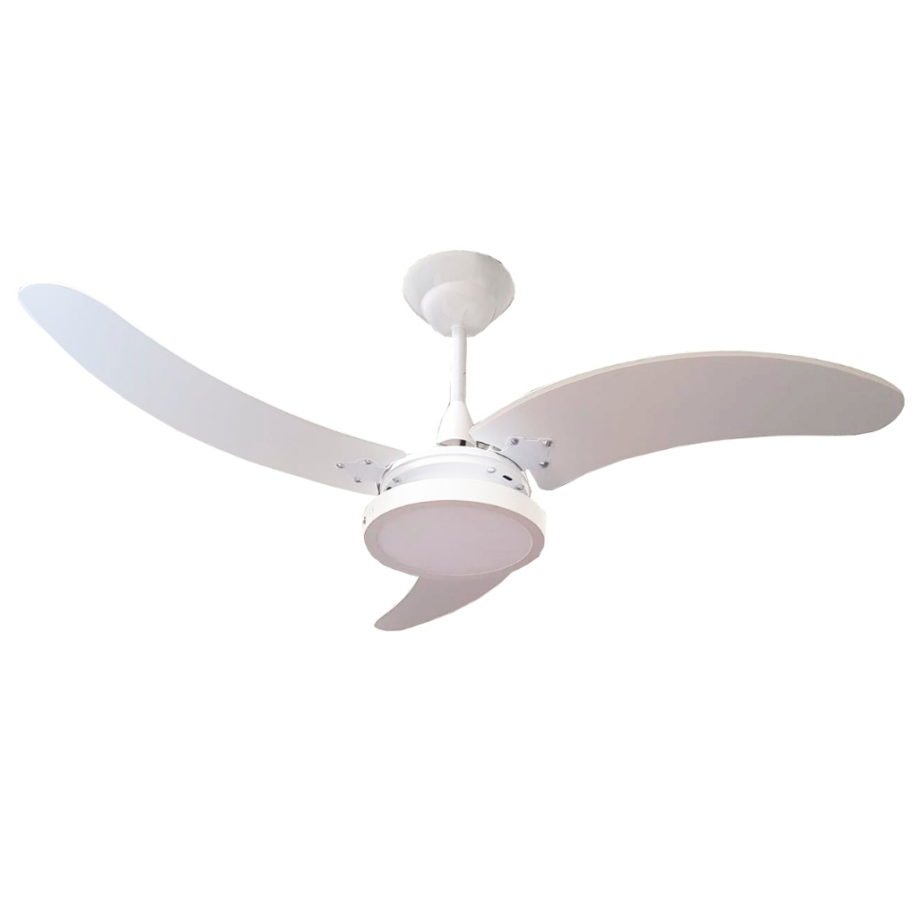 Ventilador de Teto LUXO LED ANGRA Elegante - Preto ou Branco | Shopee ...