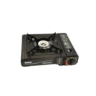 Fogareiro Portatil uma Boca Fogão a Gás com Maleta Camping Viagem Bestfer BFH2697