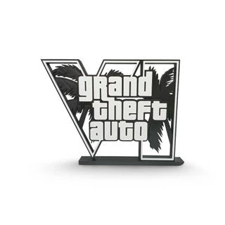 Placa Decoração Gamer Grand Theft Auto VI - GTA 6