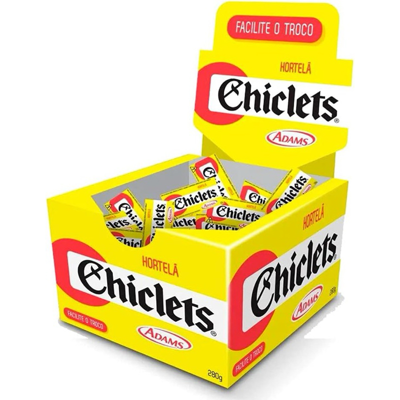 caixa de chiclets com 100 unidades | Shopee Brasil