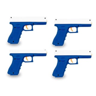 Kit 4 Arma Pistola Lança Bolinhas de Gel Glock G19 C/500 bolas DDG TOYS ...