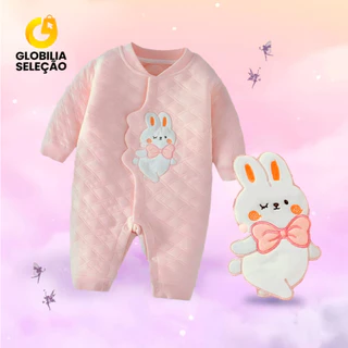 Roupa Térmica Infantil Body Infantil Romper Para Bebês De Manga Comprida - Tecido Antialérgico e Confortáve Macação 2613 em Oferta na Shopee
