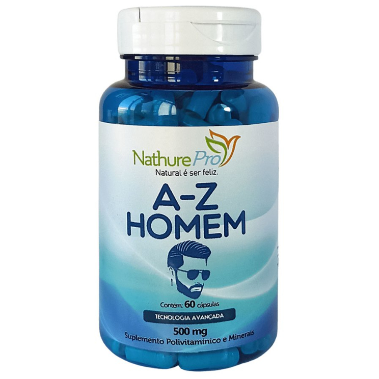 AZ HOMEM COMPLEXO VITAMÍNICO E MINERAIS 60 CÁPSULAS | Shopee Brasil