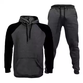 Conjunto Moletom Raglan Blusa de Frio + Calça de Abrigo em Algodão Lançamento em Promoção na Shopee Conjunto Moletom Raglan Blusa de Frio + Calça de Abrigo em Algodão Lançamento
