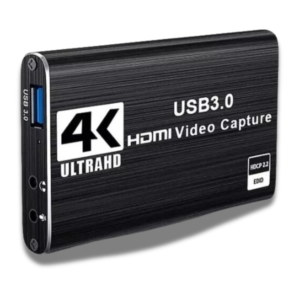 Placa Captura De Vídeo 4k 1080p 60fps Full Hd Usb 3.0 Hdmi
