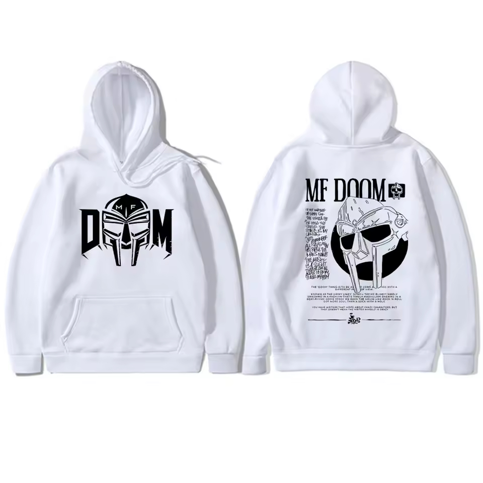 Moletom com Capuz rapper gring hiphop Mf Doom Doomsday Lendario