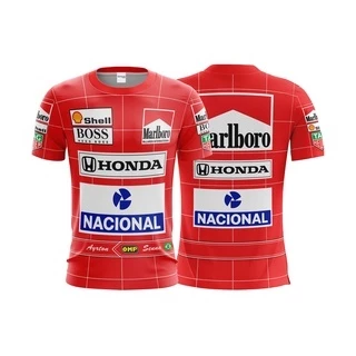 Camisa Retro Esporte Corrida Adulto e Infantil Dryfit Premium Vermelha