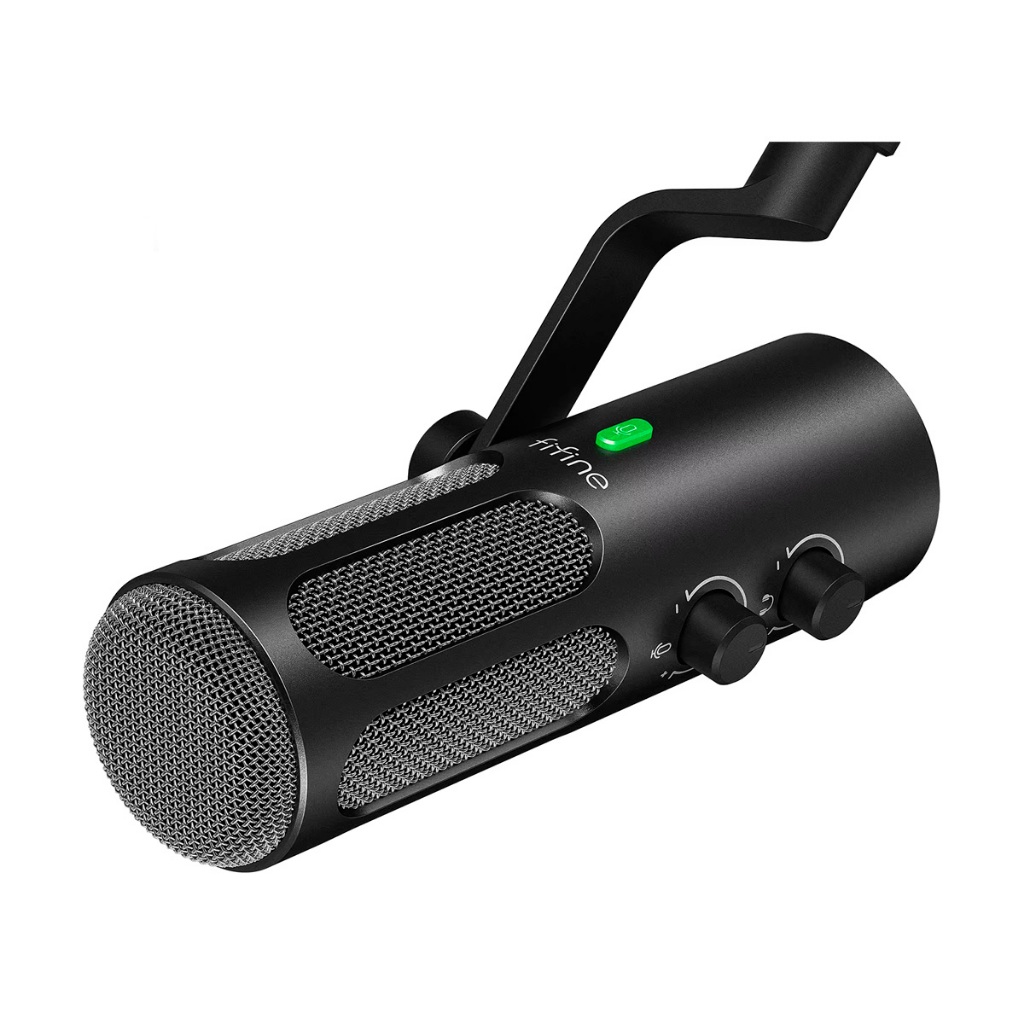 Microfone Gamer USB/XLR Fifine Amplitank Tank 3 Preto