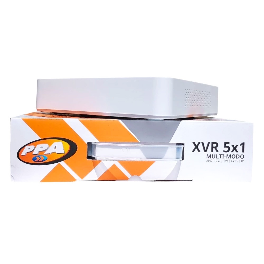 DVR XVR 5X1 MULTI-MODO 04 CANAIS SÉRIE 3 GPXV-3004 PPA | Shopee Brasil