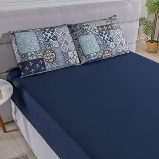 Jogo Lençol Queen Percal 400 Fios 3 Pçs Macio E Toque Suave em Oferta na Shopee