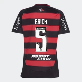 Manto Flamengo Jogo 1 Adidas 2025 – Com Kit Patrocínio – Erick 5