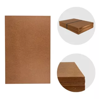 Placa MDF 50x70cm para artesanato, decoração, DIY - HDF Cru 3mm