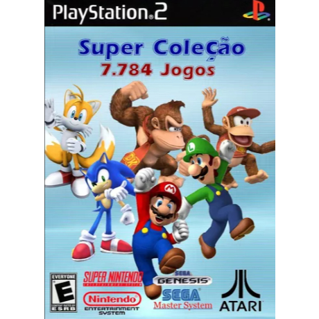 Super coleção 7784 jogos Playstation 2 - PS2 | Shopee Brasil