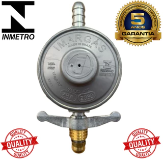 Registro Regulador Gás de Cozinha para Botijão Domestico Fogão Cooktop Forno
