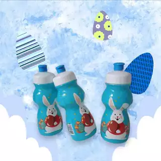 Kit 30/40/50/60 Garrafinha de Coelho Lembrancinha de páscoa em Plástico em Oferta na Shopee