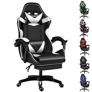 Cadeira Escritório Gamer Ergonômica Reclinável Confortável Com Rodinha E Apoio Para Os Pés