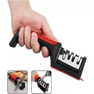Amolador Afiador de Faca Profissional com 4 Afiadores em Oferta na Shopee