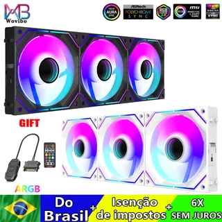 120mm Uni Fan Cooling Fans Cooler ARGB RGB PC Computer Case Ventilador Wireless Splicing Infinity